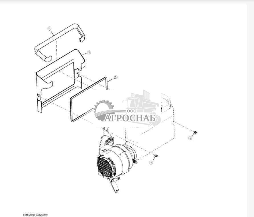 Air Filter Guard without Precleaner 